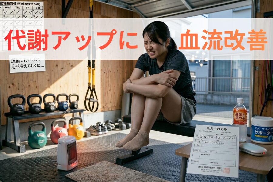 代謝アップの近道は「血流改善」にあり!冷えやむくみを放置してはいけない理由